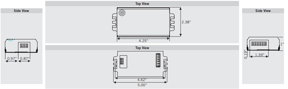 KTLD-40-UV-SC1400-56-VDIM-W1 Keystone Programmable LED Driver | 40W ...