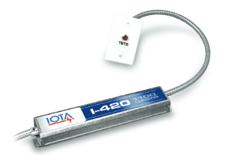 I420-A IOTA (I420-EM-A) Compact Emergency Lighting Battery Pack Ballast - Dual Flex Conduit