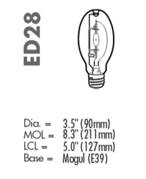 Bulb Shape: ED28