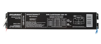 QHE2X59T8/UNV ISN-SC Quicktronic (49859/*2828XG) Electronic Fluorescent Ballast - 59W T8
