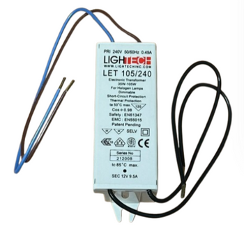 LET-105/240 GE Lightech (68663) Halogen Step-down Transformer - 105W 240V/12VAC