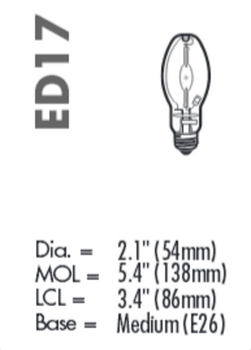 Bulb Shape: ED17