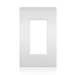 CW-1-WH Lutron Claro Wall Plate - White Gloss Finish