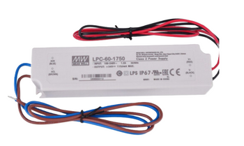 LPC-60-1750 Mean Well Constant Current Power Supplies - 60W 1750mA