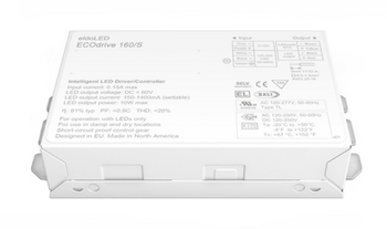 160/S ECOdrive (EC0160S3) eldoLED Programmable Constant Current LED Driver - 10W DALI Dimming