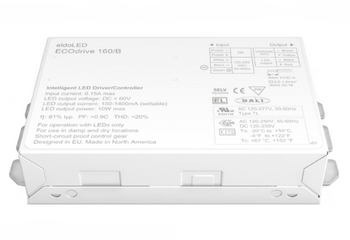 160/B ECOdrive (EC0160B3) eldoLED Programmable Constant Current LED Driver - 10W DALI Dimmable