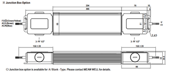 HLG-150H-42A Mean Well - Junction Box