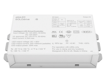 563/B SOLOdrive (SL0563B3) eldoLED Programmable Constant Current LED Driver - 50W DALI-2 Dimming