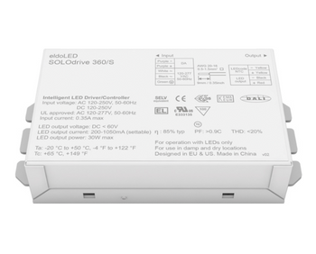 2 eldoLED ECOdrive 568/L LED Driver/Controller Ballasts 50w For Damp Or Dry 