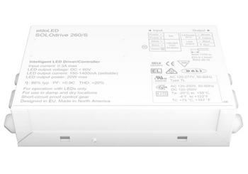 260/S SOLOdrive (SL0260S2) eldoLED Programmable Constant Current LED Driver - 20W DALI-2 Dimming