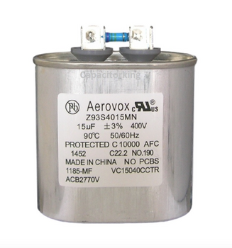 Z93S4015MN/1185-MF Aerovox Metal Capacitor - 400V 250W 15.0 UF