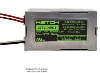 RL12-60BF-LED Hatch AC LED Driver - 60W 120V-12V