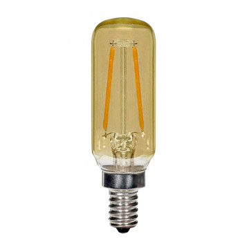 SATCO 2.5T6/LED/AMB/20K/E12/120V (S9873) LED Filament Bulb