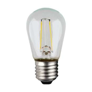 SATCO 1W/LED/S14/CL/27K/120V/ND/4PK (S8021) LED Filament Bulb