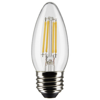 SATCO 4B11/LED/940/CL/120V/E26 (S21286) LED Filament Bulb