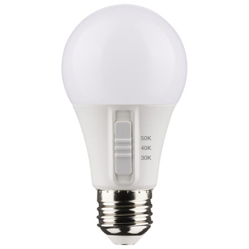 SATCO 6A19/LED/3CCT/E26/120V (S11770) LED Lamp