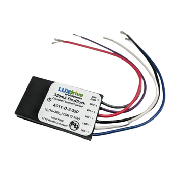 A011-D-V-350 LEDdynamics LUXdrive FlexBlock DC/DC Constant Current LED Driver - 17W 350mA Dimmable