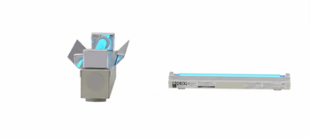 10002550 UVR Steril-aire (DE [X] 42 VO) Double Ended UV-C Fixture - Emitter Lamp Optional