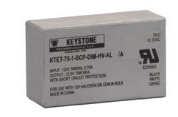 Keystone KTET-75-1-SCP-DIM-HV-AL Dimmable Transformer