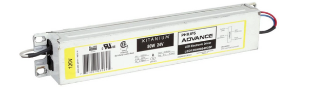 LED120A0024V33F Advance Xitanium Contant Voltage LED Driver - 80W 24V