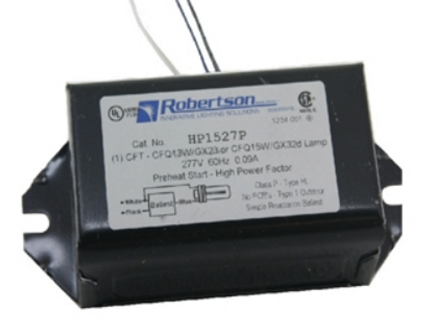 HP1527P Robertson Magnetic Ballasts - Bottom Leads Studs