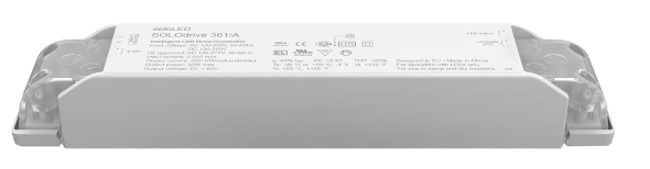 360/A SOLOdrive (SL0360A6) eldoLED Programmable Constant Current LED Driver - 30W DALI-2 Dimming