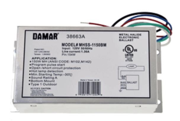 Damar 38663A 150W 120V eHID