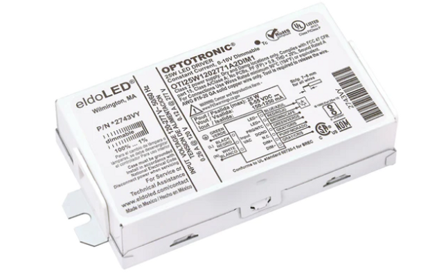 OTi25W/120-277/1A2/DIM-1 OPTOTRONIC (57347/*2743VY) Programmable Compact LED Driver - 25W 500mA