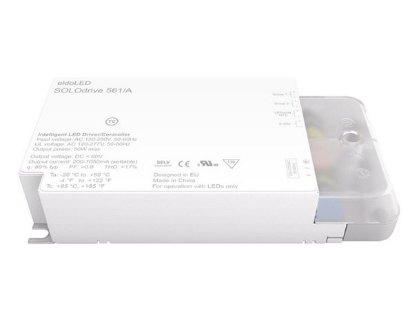 561/A SOLOdrive (SL0561A4) eldoLED Programmable Constant Current LED Driver - 50W Analog-dimming