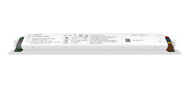 366/U ECOdrive (EC0366U2) eldoLED Programmable Constant Current LED Driver - 30W 0-10V Dimming
