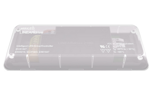 212/D eldoLED LINEARdrive (LIN212D1) Programmable Constant Voltage LED Driver - 200W 12/24V DMX/RDM DC-input
