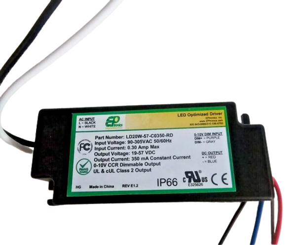 LD20W-40-C0500-RD EPtronics Constant Current LED Driver - 20W 500mA Dimmable