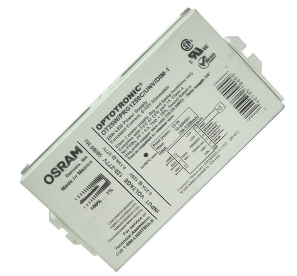 OT25W/PRG1250C/UNV/DIM-1 Osram OPTOTRONIC Compact LED Driver 79405