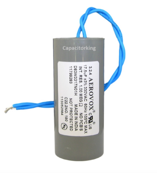 D83W3317N Aerovox Metal Capacitor - 330V 250W 17.5UF