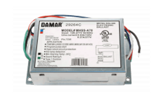 EL70WMHSLF Damar 70W Electronic Metal Halide Ballast - Side Leads Feet