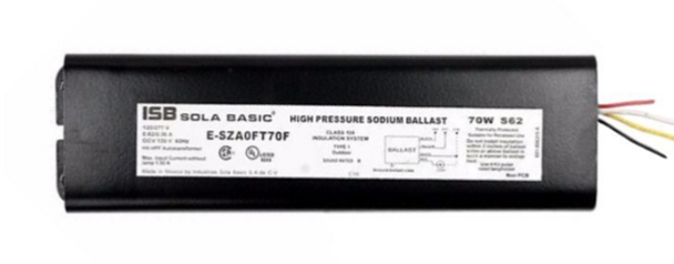 E-SZA0FT70F Sola 70W S62 HPS F-can Ballast 