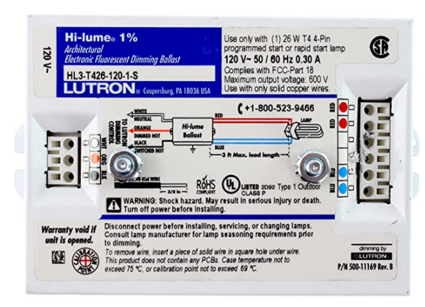 HL3-T426-277-1-S Lutron Hi-lume Digital Dimming Ballast