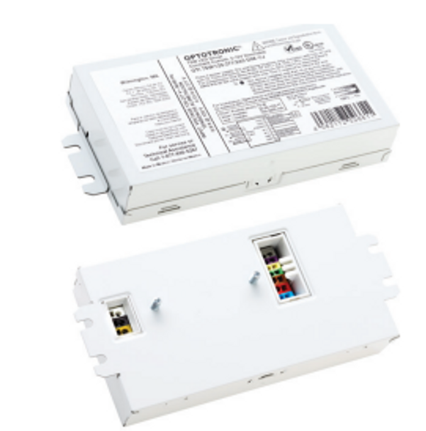 OTi95W/120-277/2A5 DIM-1/J AUX eldoLED OPTOTRONIC (58021/*274A3Y) Programmable LED Driver - 95W 2300mA Studs Auxiliary-port