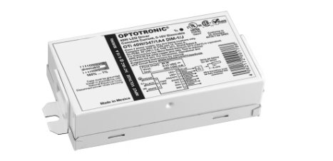 OTi40W/347/1A4/DIM-1/J eldoLED OPTOTRONIC (57999/*274A3S) Programmable Compact LED Driver - 40W 347V J-Mount