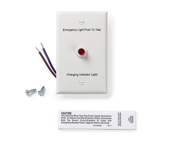 PRT00131 Bodine (2W-ITS) Two-Wire Indicator Light/Test Switch on Wall-Plate