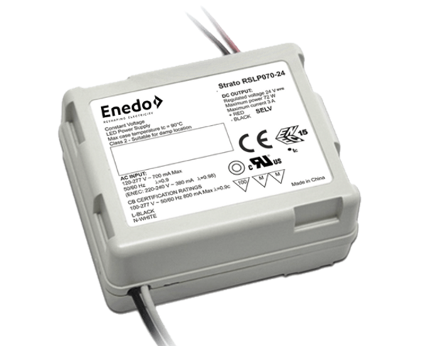 RSLP070-48 Enedo (ROAL) Strato Constant Voltage LED Driver - 70W-Series 48V Dimmable