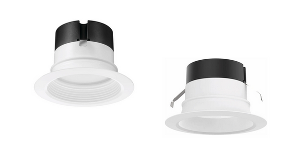 4BE/ 4SE SWW5 Juno E-Series 4" Switchable-CCT LED Downlight Retrofit - Baffle or Smooth