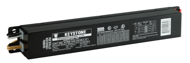 KTEB-432-UV-IS-H-P Keystone T8 Fluorescent Ballast - Instant Start High Ballast Factor