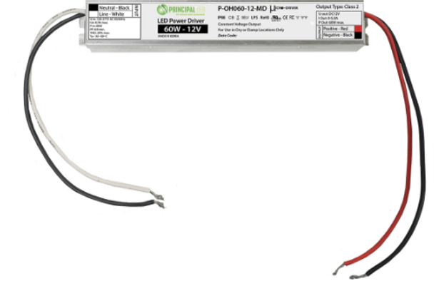 P-OH060-12-MD Principal Sloan Constant Voltage LED Micro-Driver - 60W 12V