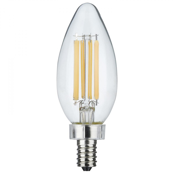 SATCO 8W/CTC/LED/950/120V/E12 (S11345) LED Filament Bulb