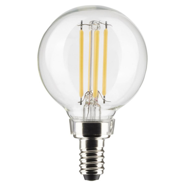 SATCO 5.5G16.5/LED/CL/930/120V/E12 (S21210) LED Filament Bulb