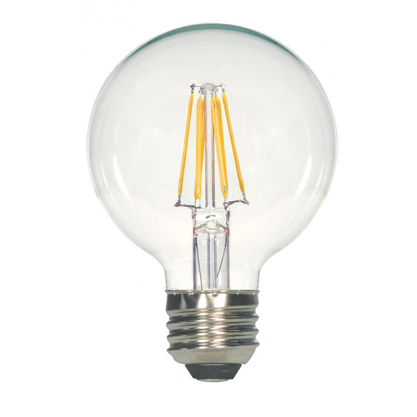 SATCO 5.5G25/CL/LED/E26/27K/90CRI (S29878) LED Filament Bulb