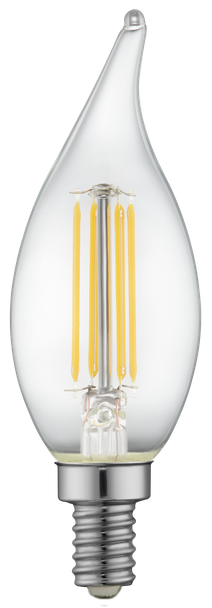 FF11D6024E12SCL92 TCP AmberGlow LED Filament Lamp - 60W 500L, 2400K