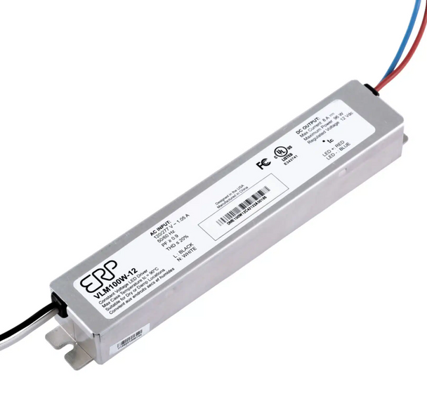 VLM100W-12 ERP Power Constant Voltage LED Driver - 100W 12V