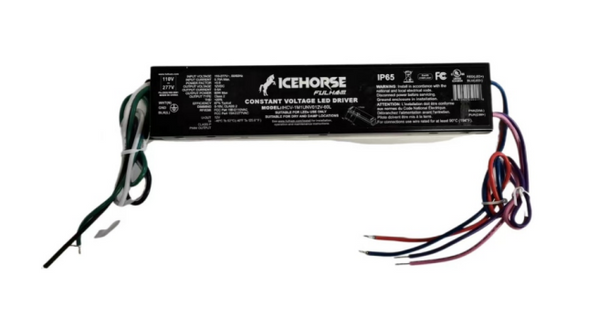 IHCV-1M1UNV012V-60L Fulham IceHorse Constant-Voltage LED Driver - 60W 12VDC Dimmable